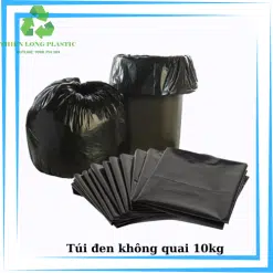 Alternative view of Túi đen không quai 10kg - Túi đựng rác công nghiệp 10L - Túi PP, PE đen không quai 10kg